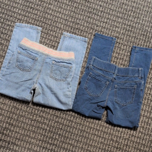 Carter's/Place - Light Blue and Dark Blue Jeggings - Picture 6 of 8